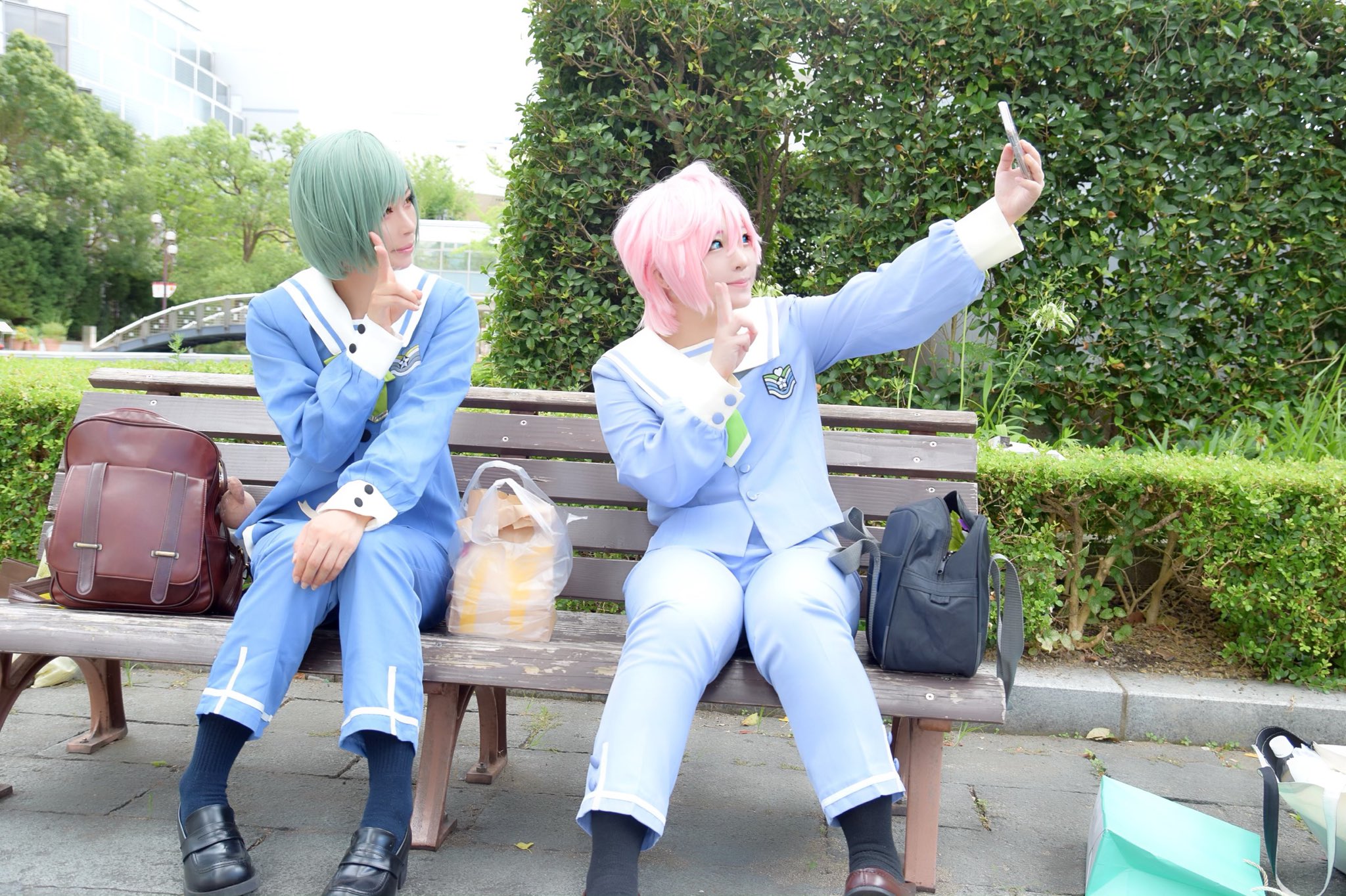 A3！ エースリー コスプレ 瑠璃川幸 向坂椋 フラ中 蒸し暑く 聖