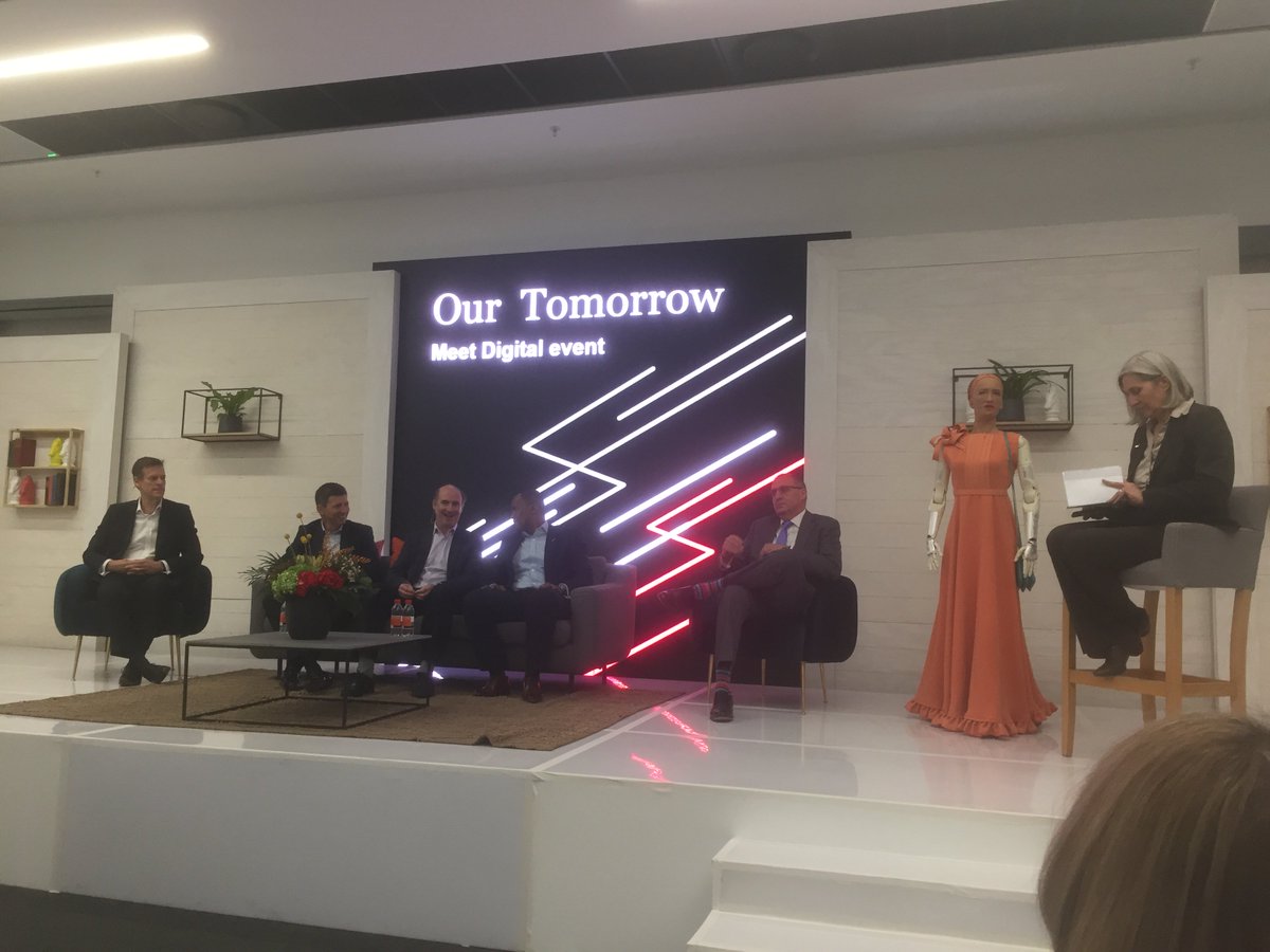 pwc_za's tweet photo. We are very excited to be hosting Sophia the Robot at #PwC’s Meet Digital event.  #PwCIsDigital @RealSophiaRobot https://t.co/rfBGdEHZc9