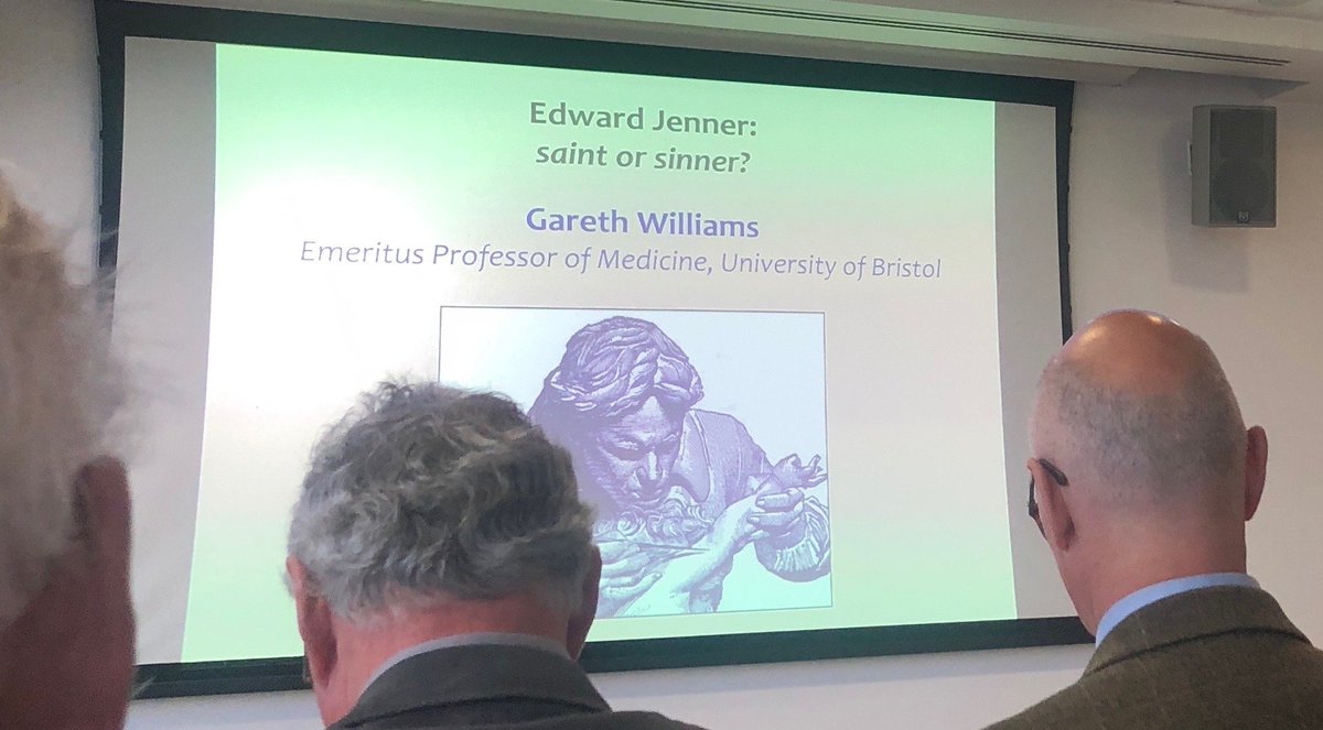 peterfosterUK's tweet photo. Great start to the #bshmcongress2019 with Gareth Williams on Edward Jenner: Saint or Sinner. Come and talk to us about our #wileydigitalarchives with @RCPmuseum in digitisation of the collections of the Royal College of Phyisicans including Jenner's diary https://t.co/m8ZB152cvP https://t.co/76xRThkIfy