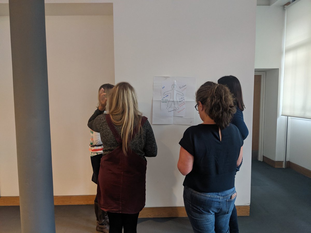 ScotEntSchools's tweet photo. Our #EnterprisingEducators thinking about #enterprising qualities and #skillsforlife. Thrilled to have such an enthusiastic group on board for the pilot of The Enterprising Educator module! #CPD https://t.co/BFE83pc88q