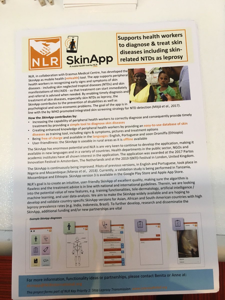 Infolep's tweet photo. Or pick up a leaflet about the #SkinApp from the @Infolep booth #ILC2019PH. https://t.co/FAaN9Zbijs