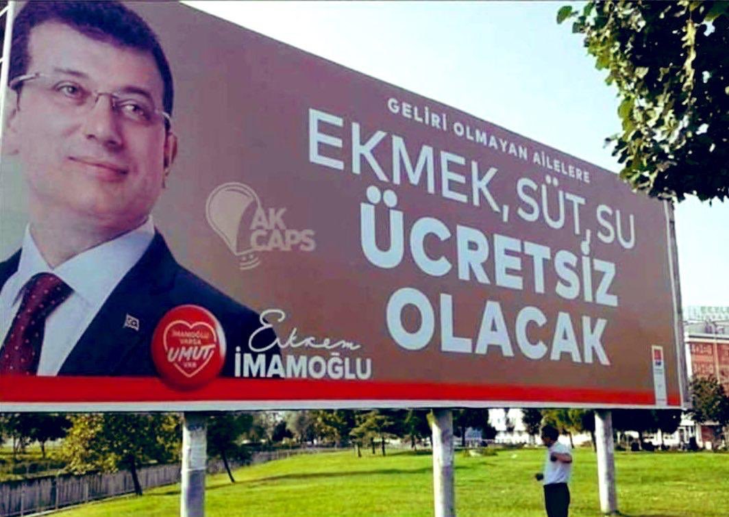 Seçimden önce geliri olmayan ailelere ücretsiz ekmek vadeden CHP, seçimden sonra Halk Ekmek'e %40 zam yaptı. 'Yalan nedir, ben bilmem' diyordu Ekrem İmamoğlu seçim öncesi. Ne dediyse, tam tersini yapıyor.