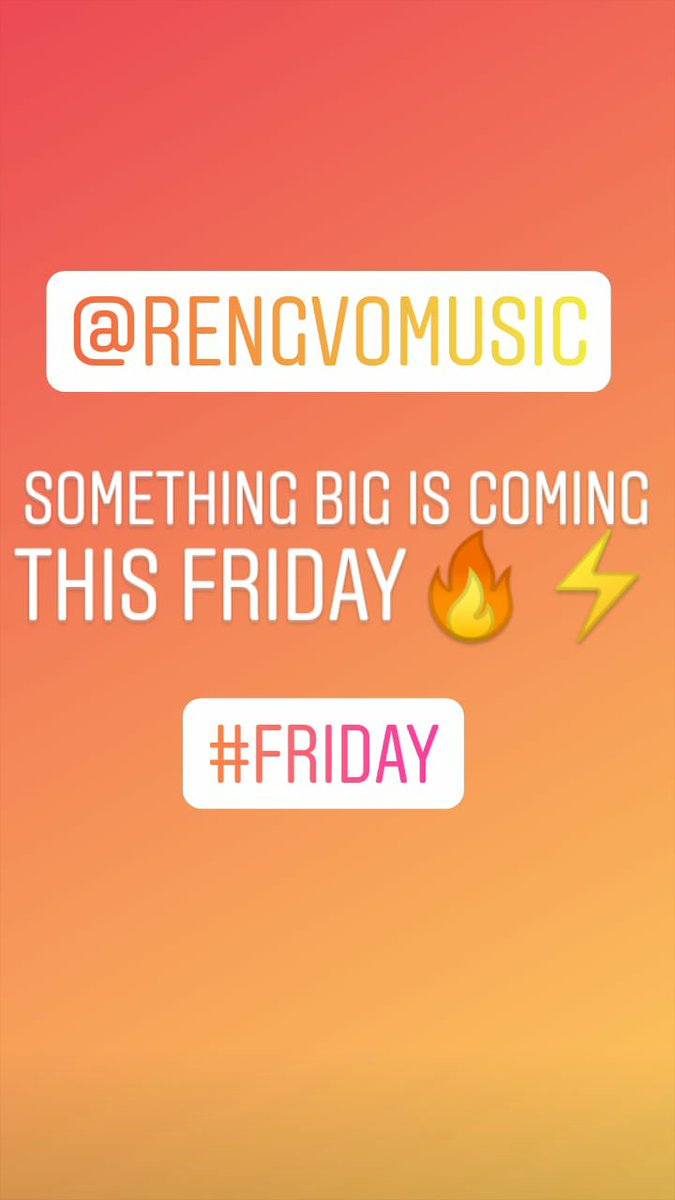 RENGVO1's tweet photo. Yaa Something Big Is Coming🔥⚡

----------------------------------------------------------------------------

#twitter #ff #big #friday #surprise #russia #moscow #rengvo #music #cool https://t.co/27aTR4jmHa