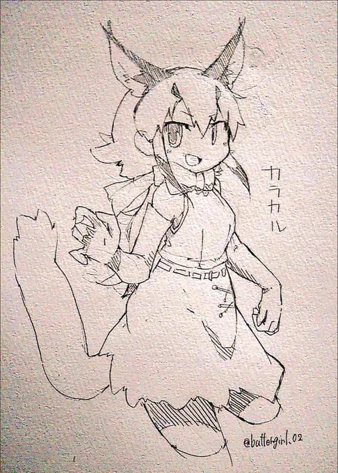 過去絵 カラカル
#けものフレンズ 