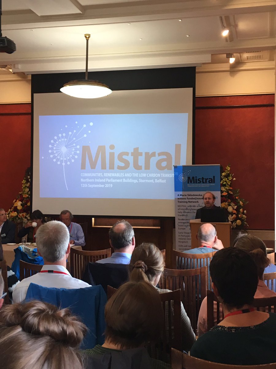 “We’re winning the economic argument, but we need to emphasise the social and environmental argument for renewables” Steven Agnew of @GreenPartyNI opening up @ItnMistral conference at Stormont Parliament buildings #renewableenergy #socialacceptance