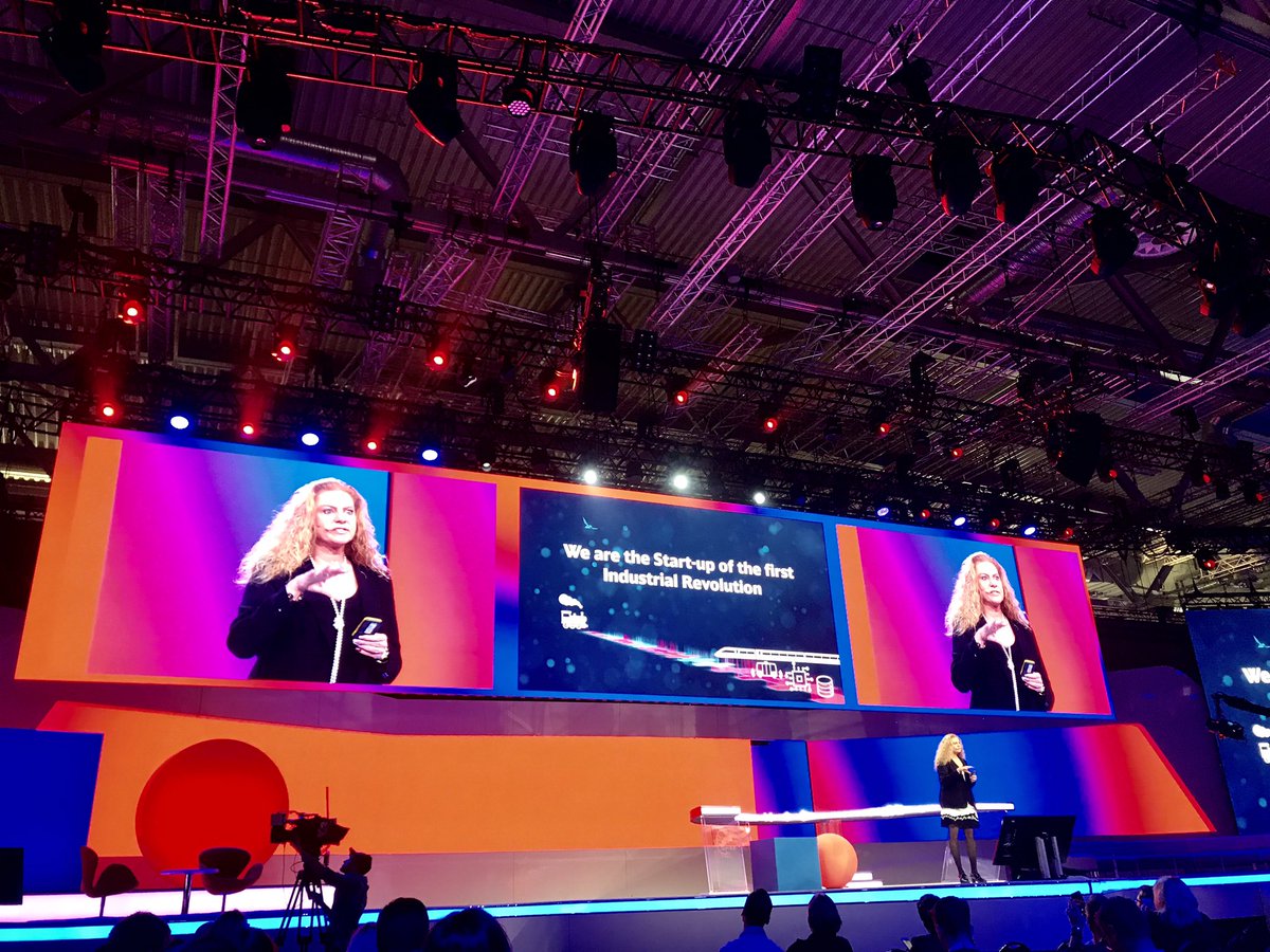 Tolle Keynote unserer Vorständin Sabina Jeschke an der #DMEXCO19! „We are the Startup of the first Industrial Revolution“ 👍