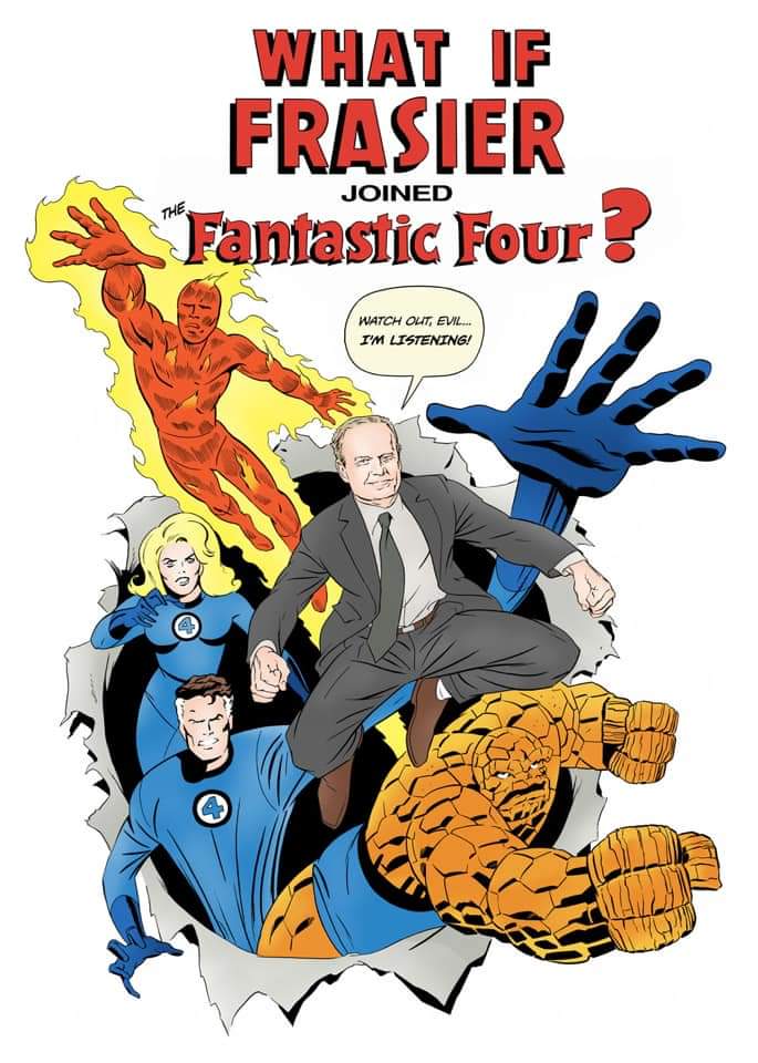 LetsTalkCap's tweet image. Dear lord... make it so! #Frasier #FantasticFour #FrasierFour #marvelcomics