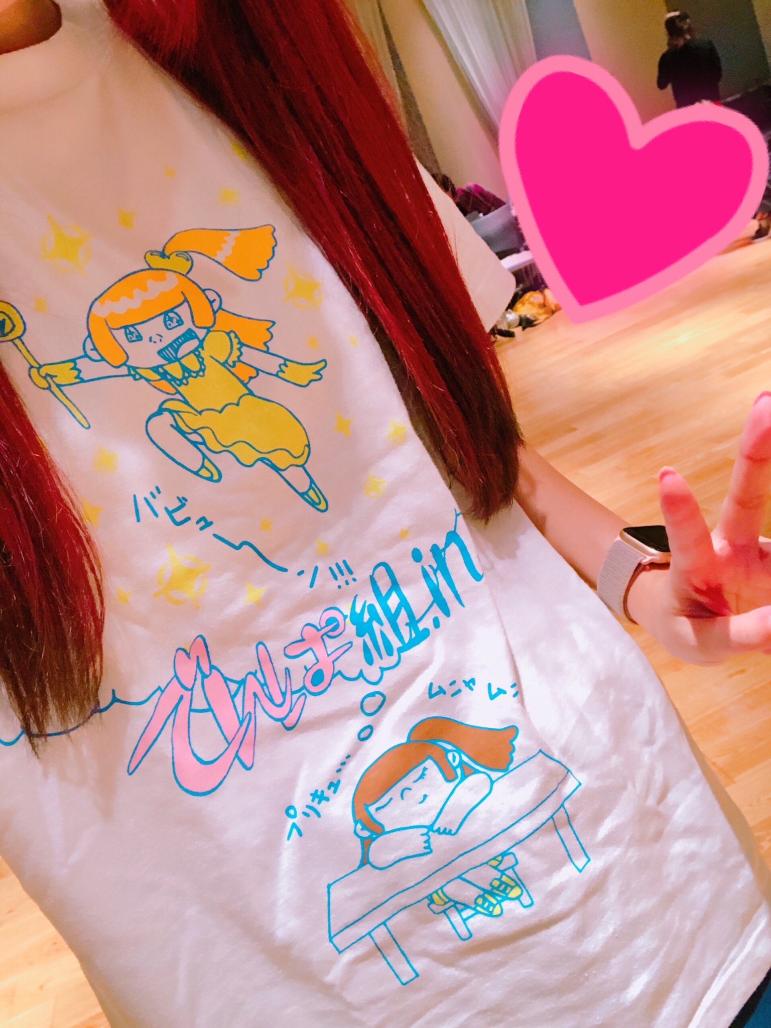 マキシマムえいたそ 成瀬瑛美 かなり昔に出したプリキュアになりたいえいたそtシャツ とうとうプリキュア現場に着て行く事に成功 言霊の強さ 理想の自分を描く事の重要性を知る