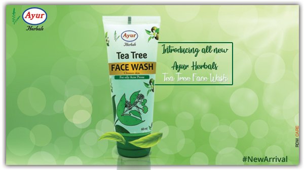 ayur tea tree face wash