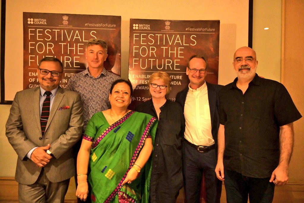 .@inBritish's #FestivalsForFuture got launched in Guwahati in association with @mygovassam. 

24 #creative professionals from 9 states in India participated in the event. 

Read more: eclecticnortheast.in/2019/09/festiv…

#Assam #CreativityIsGREAT