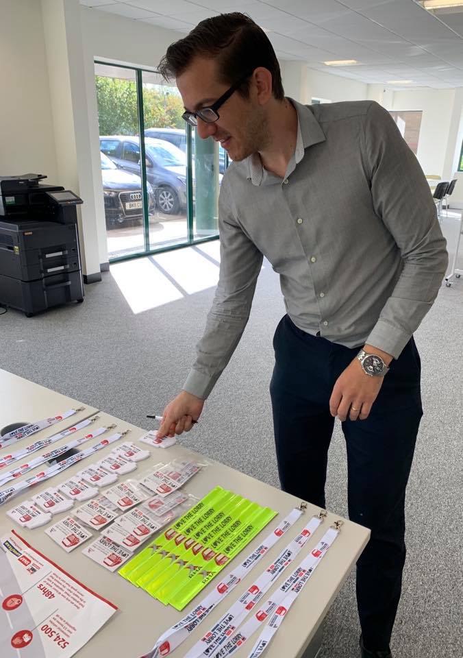 CompareHgv's tweet photo. Thank you @RoadHaulageAssociation for our #LoveTheLorry week goodies. https://t.co/4tOkyO6Btp