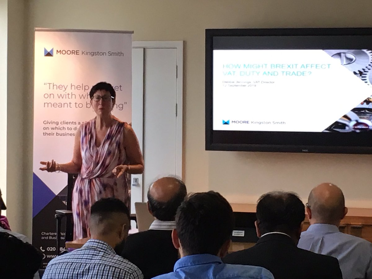 RuthParkinson25's tweet photo. Debbie Jennings, VAT Director helping SME clients of Barclays Park Royal prepare and grow post Brexit #parkroyal #SMEs #businessadvice #vat #BrexitOpportunities #taxandduty https://t.co/WksaMwaKqN