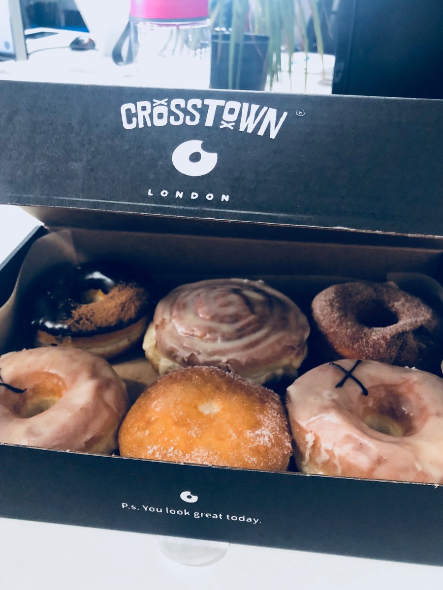Thanks so much @JobLab for the beautiful doughnuts! 😋😍 ...it's a lovely mid morning treat for the team!