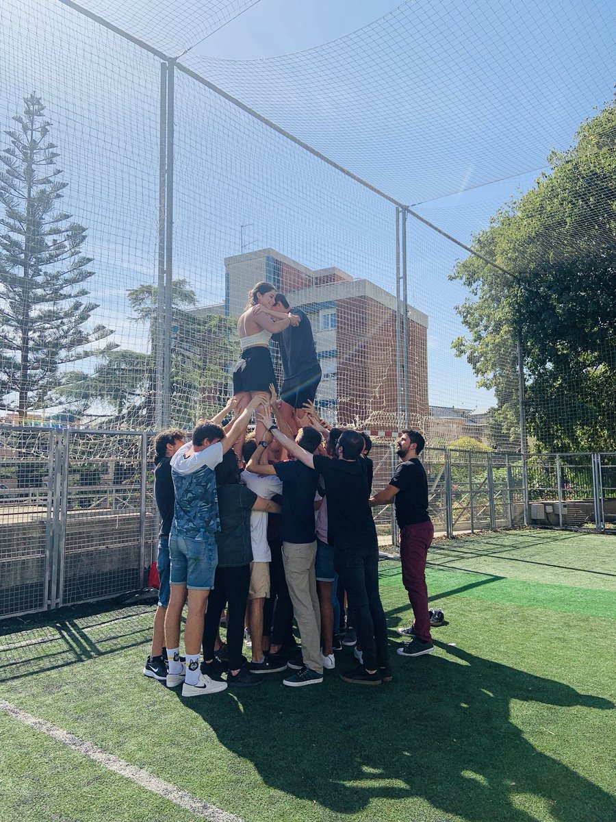 LaSalleBCN's tweet photo. Our students are having a blast while they work together to overcome the tricky challenges we have prepared for them 🔥🔥#LSWelcomeWeek https://t.co/9AA1wJ2x1B