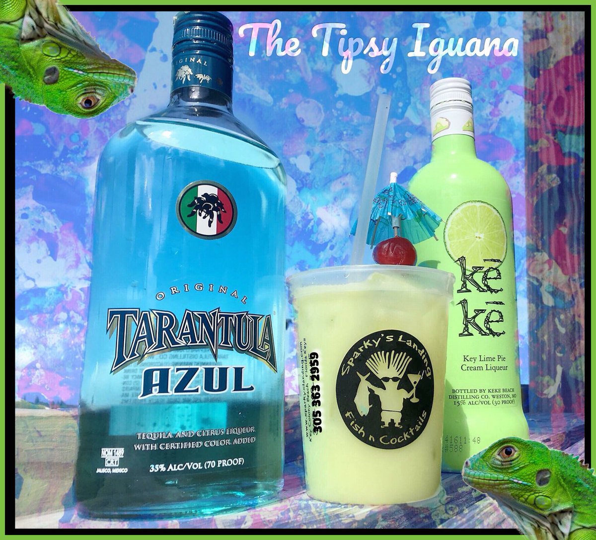 SparkysLanding's tweet photo. Try our Typsy Iguana Cocktail! 
Tarantula Azul Tequila, KeKe Key Lime Liquor, Pineapple Juice

Yum Yum 
#cocktails #weekend #tequila #drinks #iguana #gettypsy #marathonflorida #keyslife #gogreen #ThirstyThursday #ThursdayThoughts #yummy #mixology #thebarisopen https://t.co/YA0Tz1GeXD