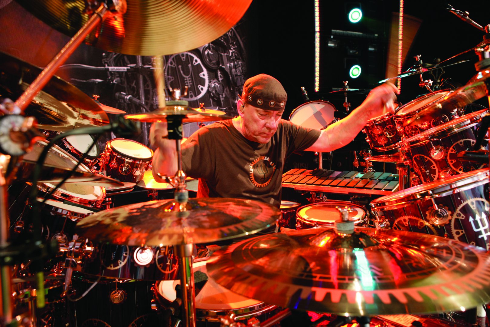 Coloso de los tambores.Happy birthday Mr. Neil Peart-Rush  