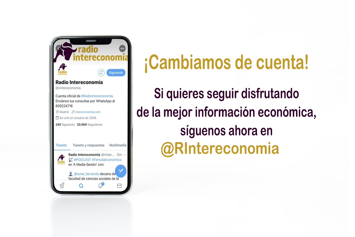 🚨 |<a href="/cdemercados/">Cierre de Mercados</a> se integrará en una cuenta única: <a href="/rintereconomia/">Radio Intereconomía</a>|