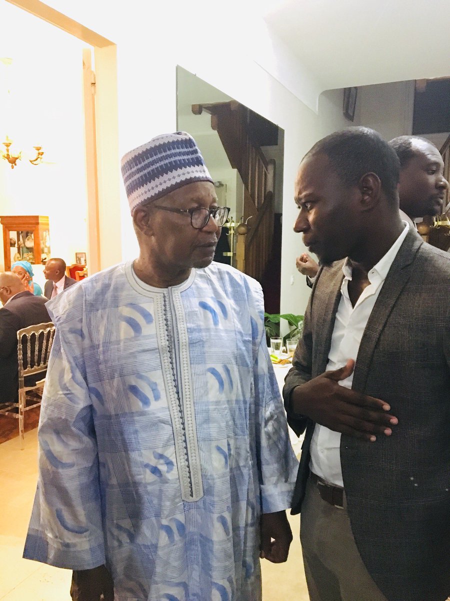 CisseMahamad0u's tweet photo. J’ai pris part au dîner offert par L'ambassadeur du Mali en France au premier ministre Dr Boubou Cissé. 

https://t.co/OB8zXvAivi

-RDV le samedi 14 sept 2019 pour la Rentrée Solennelle du #CNJ_MF #Mali @GouvMali https://t.co/0t2wULnqfT