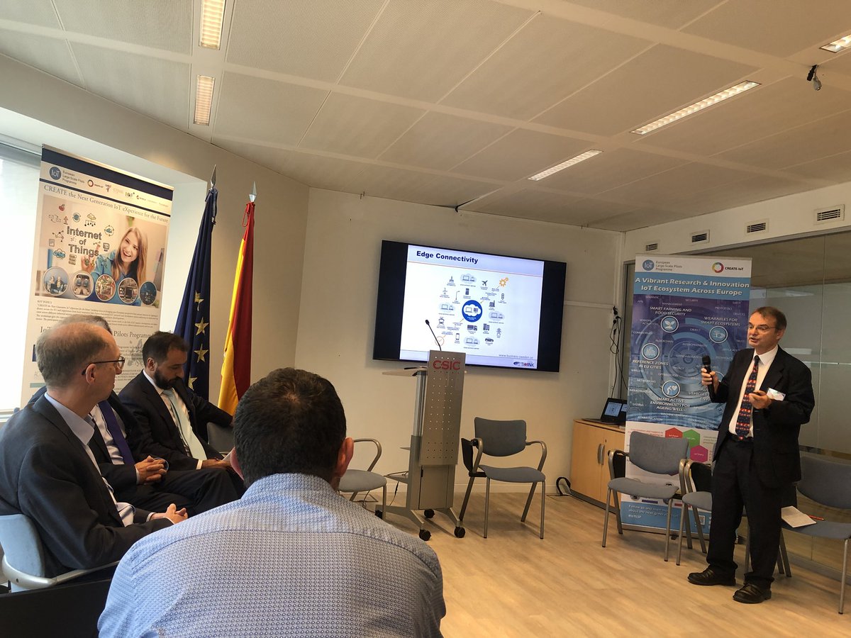 Turn to @okayht moderating the session on European Industry Partnerships convergence with #IIot #IoT #5G #AI #EdgeComputing what convergence means? <a href="/CreateIoT_eu/">CREATE-IoT</a> #iotlsp