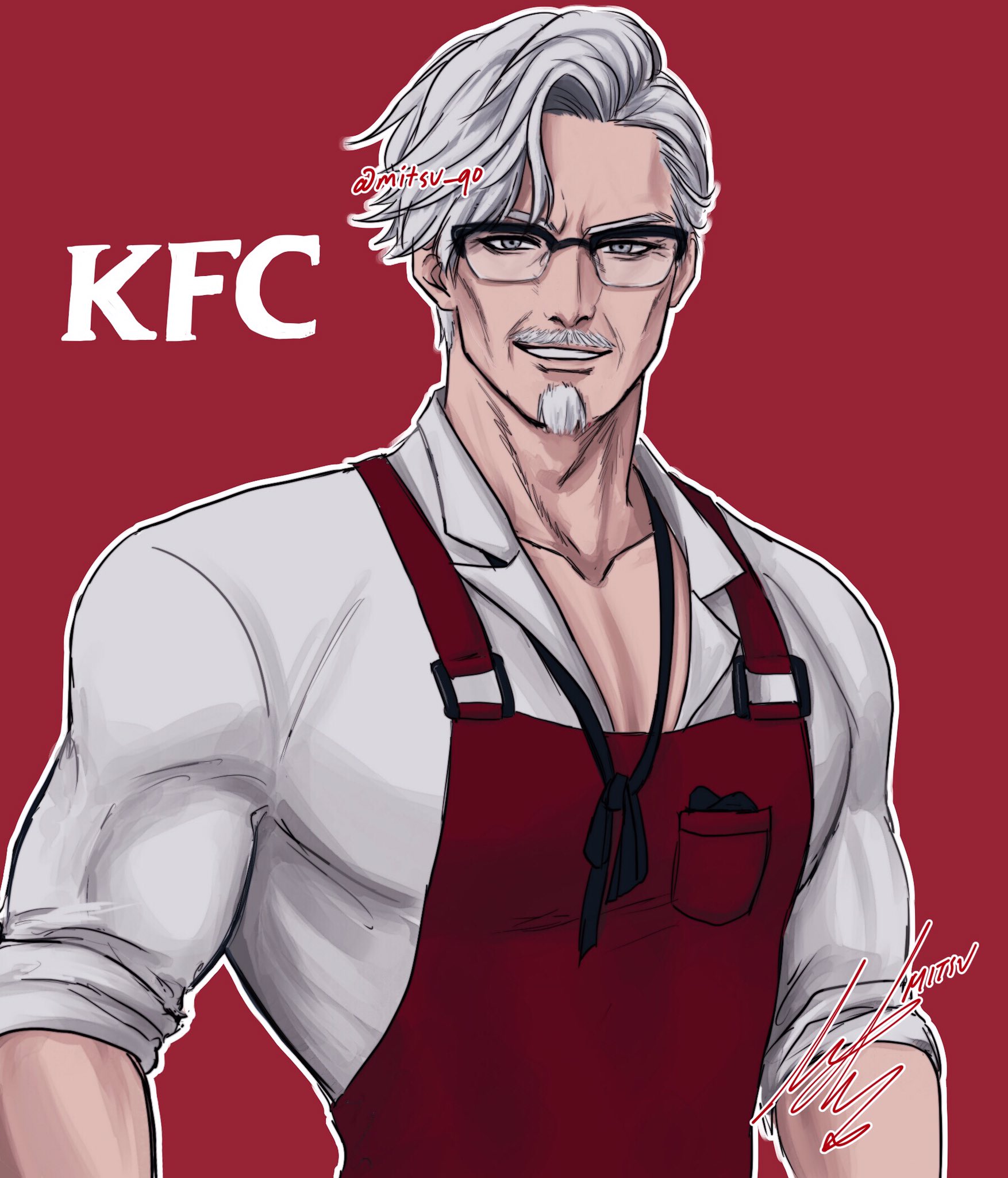 KFC THE ANIME THE SEQUEL I Love You Colonel Sanders A Finger Lickin  Good Dating Simulator  YouTube
