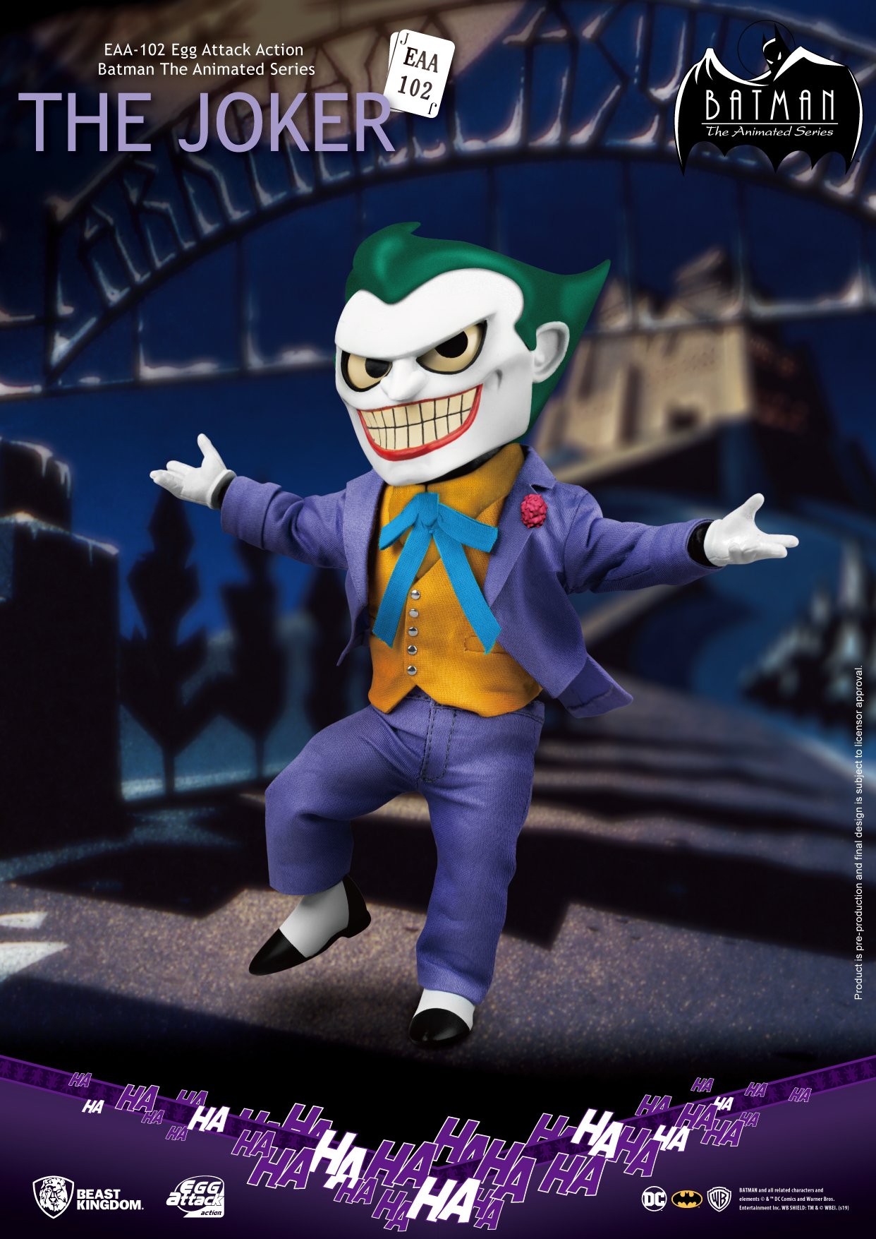 Toy Sapiens ビーストキングダムの新商品情報 エッグアタック アクション バットマン アニメイテッド バットマン ジョーカー が 登場 T Co Hwthfal1mg ビーストキングダム バットマン ジョーカー Dc T Co