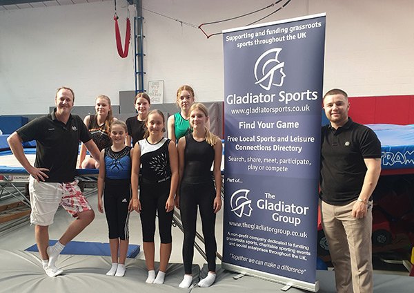 We recently helped Axis Trampoline Club in Bristol to buy some essential new equipment (crash mats). All of us at The Gladiator Group are so pleased to help this club continue with its great work!