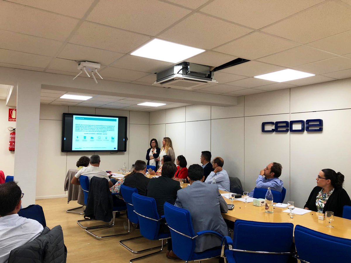 ConchaAvila's tweet photo. Today @esFIAB and 
@fCIRCE presenting @INDUCE_2020 @EU_H2020 project #energyefficiency training methodology in @Food4LifeSPAIN meeting https://t.co/Mu4b6XQ4VO