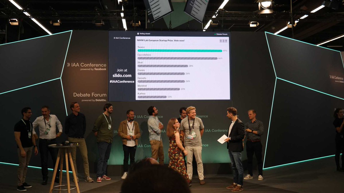 And the WINNER of <a href="/numobilityworld/">New Mobility World</a> #EUSPforMobility pitch session is... 🥁 <a href="/TwaiceTech/">TWAICE</a>! CONGRATS 🎉