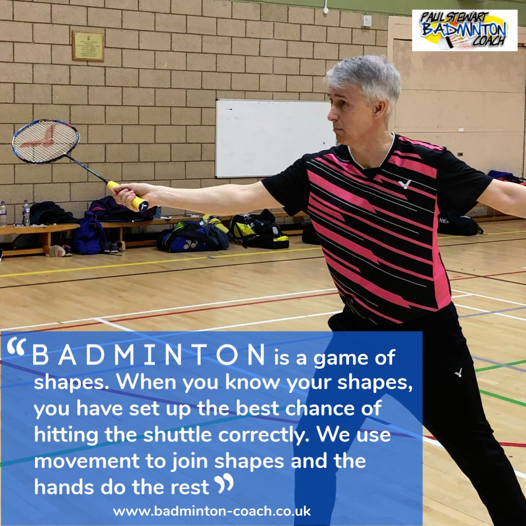 How good are you at forming shapes? #badminton #badmintonbasics #badmintontips