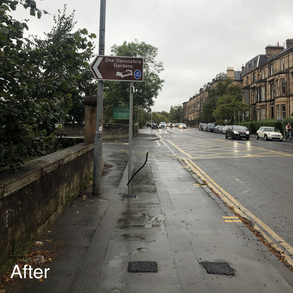 Now we can sleep tightly ... #Glasgow @HdV_Glasgow #streetsareforpeople 📷 = @g12dcb