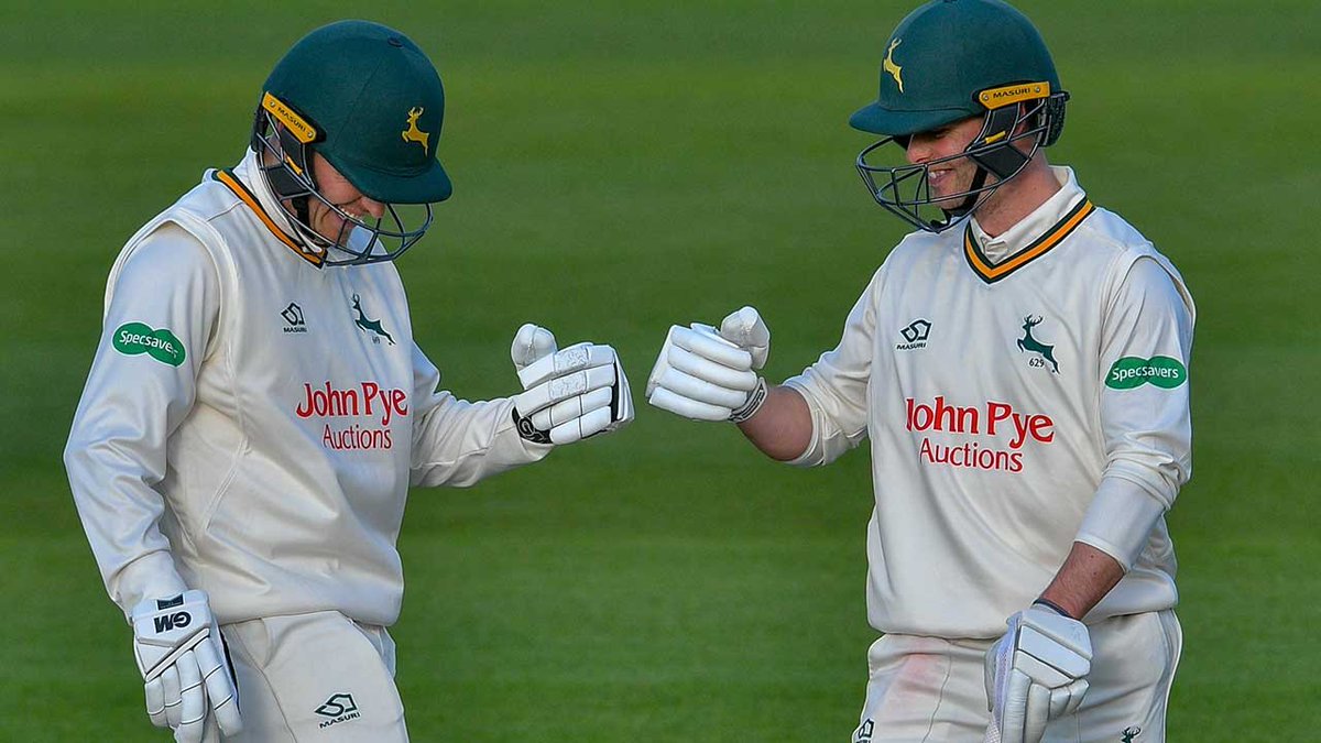 TrentBridge's tweet photo. UPDATE | Ben Slater (19*) and Jake Libby (3*) have taken the Notts score to 55-3 as Matt Milnes comes into the attack from the Pavilion End.
Follow #NottsvKent live 👉 https://t.co/xuMboTE8tu https://t.co/0amDMHx338
