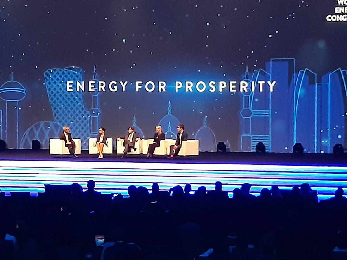 Panel de clôture du congrès, bientôt la fin de 4 journées riches et passionnées! <a href="/WECongress/">World Energy Congress 2026</a> #WEC2019