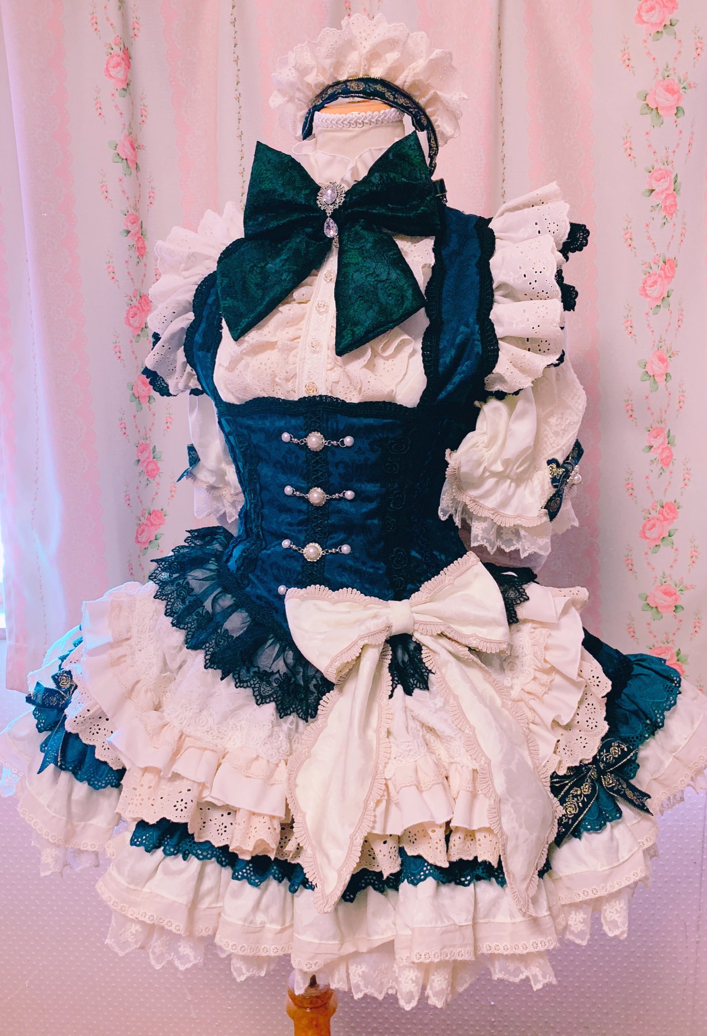 自作コスプレ衣装 東方Project 十六夜咲夜 大きめM〜Lサイズ メイド服-