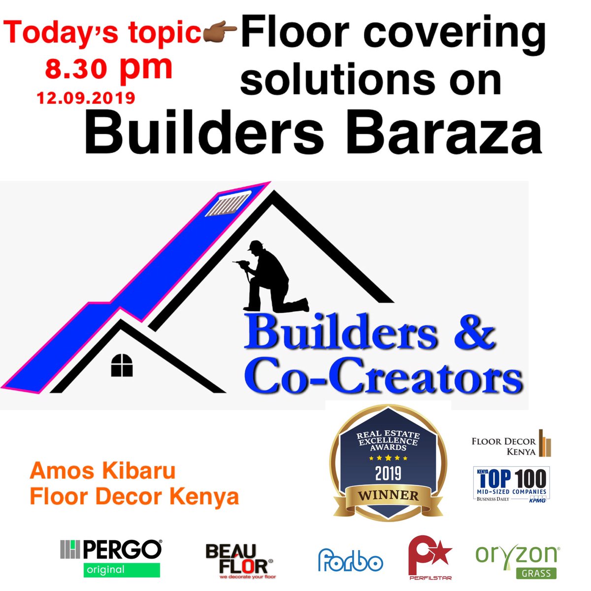 Amos Kibaru On Twitter Today I Shall Be On Builders Baraza