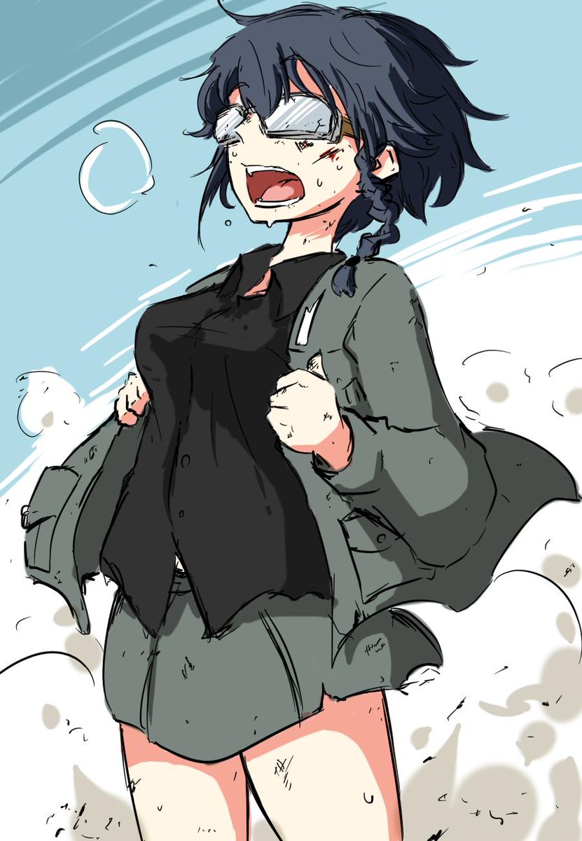 #ペパロニ生誕祭
ぺパおめでとう!!!
漫画もあるけど失恋ものなのでイラスト再掲するよ。 