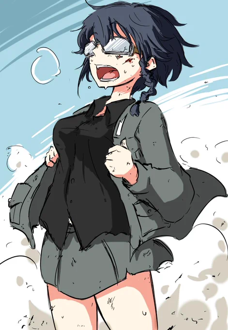 #ペパロニ生誕祭ぺパおめでとう!!!漫画もあるけど失恋ものなのでイラスト再掲するよ。 