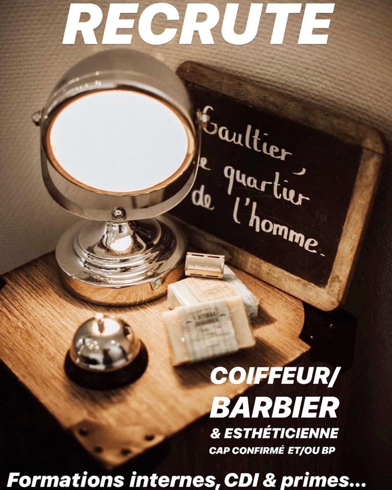 Gaultierbarber's tweet photo. GAULTIER RECRUTE :
💡COIFFEUR(SE)/BARBIER(E)
💡CAP confirmé et/ou BP
💡Mais aussi une ESTHÉTICIENNE 
💡passionnés, créatifs, minutieux, sympa &amp; l'esprit d’équipe ➡️REJOIGNEZ-NOUS : Formation interne, CDI 35H, primes
CV 📍8 Avenue Denis Papin, ANGERS
📧 gaultier.julienc@gmail.com https://t.co/OczDclPa2Q