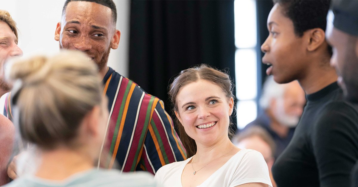 WhatsOnStage's tweet photo. Photos: Girl From The North Country's West End cast in rehearsals https://t.co/OYdtYt7xRa https://t.co/QLSrGLgQvd