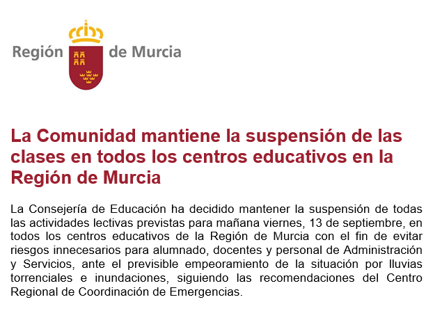 Gobierno de la Región de Murcia tweet media