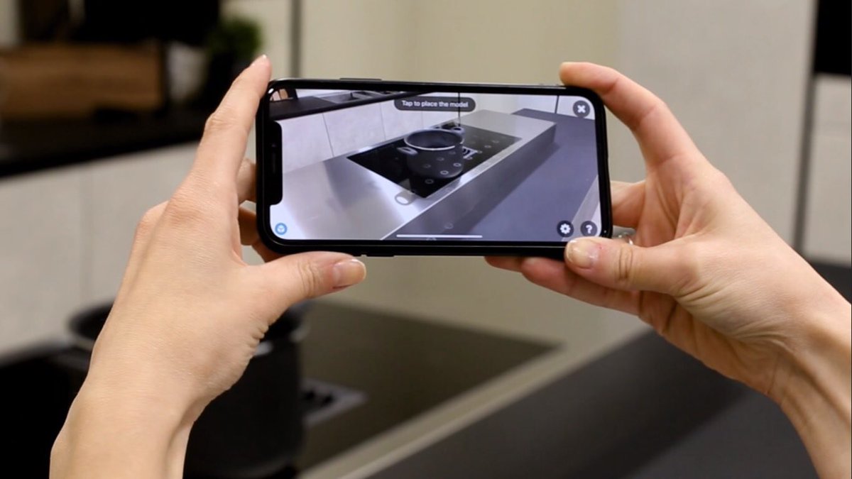 KitchenEX's tweet photo. You can now visualise the perfect Faber cooker hood in your own kitchen with 3D reality! Simply download the 'SketchFab' and search 'Faberspa'. You can choose from an array of Faber hoods to see in your own home! Try it for yourself: https://t.co/lWXMvascXx https://t.co/UauK8N5WVo