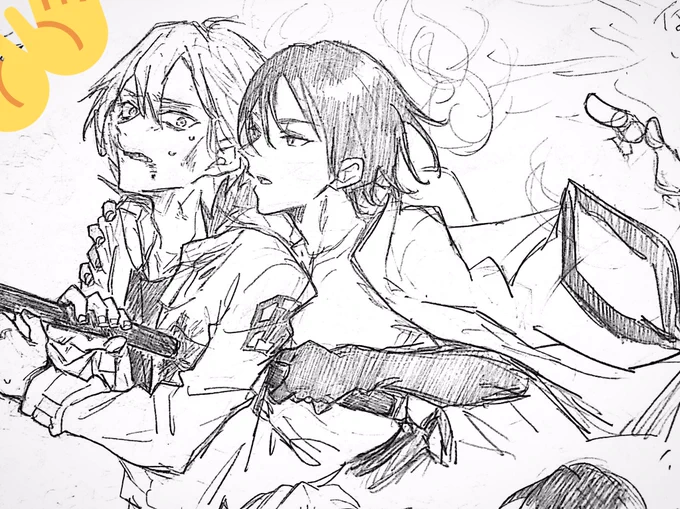 これは14巻に興奮して落書きした椿クロ 