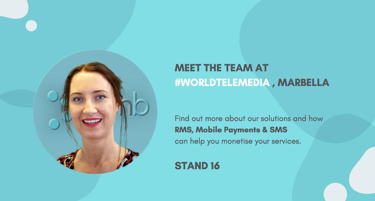 BillingMobile's tweet photo. Meet us at World Telemedia 2019 in Marbella!
@TelemediaTweets
#WorldTelemedia #wtm2019 #telemedia #mobilebilling #carrierbilling #SMS #clicktocall https://t.co/vu7VCuEerm