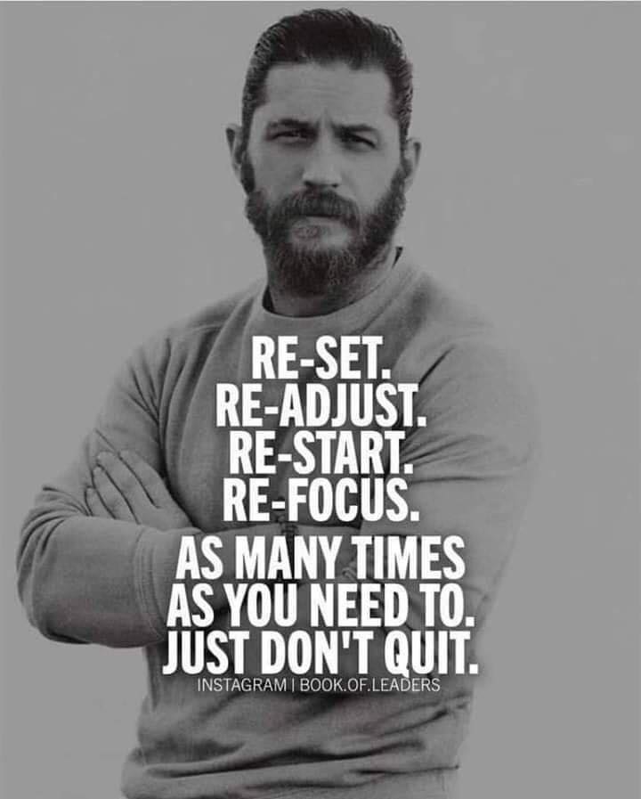 One of the best lessons whether it is athletics, academics or life in general - Dont Quit!!!