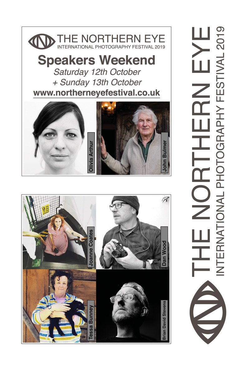 The Northern Eye is not far away - make sure you've got your weekend ticket for the talks featuring:
OLIVIA ARTHUR @oliviaarthur
JOHN BULMER <a href="/jbulmerarchive/">John Bulmer</a>
JOANNE COATES @JoanneRCoates
DAN WOOD <a href="/danwoodphoto/">dan wood</a>
TESSA BUNNEY <a href="/tessabunney/">Tessa Bunney</a>
BRIAN DAVID STEVENS <a href="/driftingcamera/">brian david stevens</a>
Thread👇