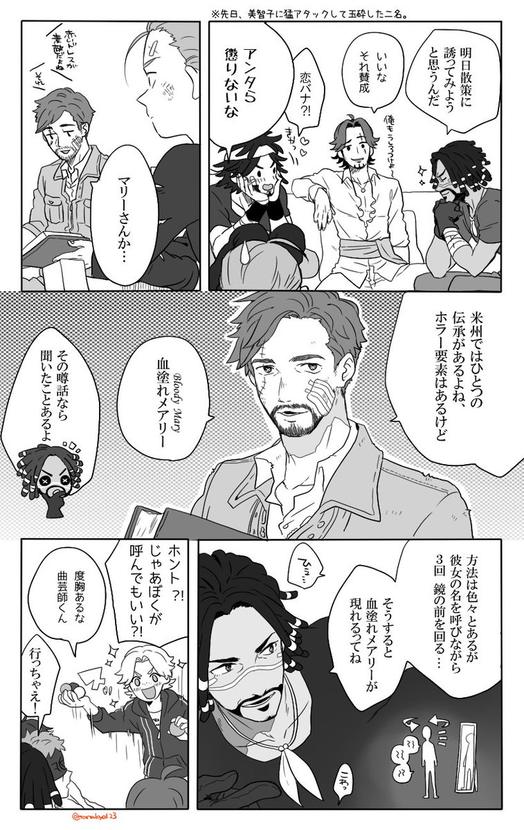 我が荘園のMEN'Sサバイバーたちです
#第五人格イラスト
#identityVイラスト 