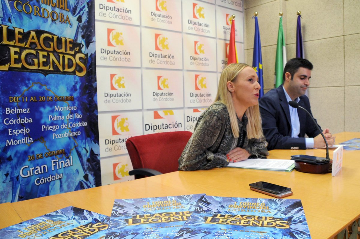 dipucordoba's tweet photo. La provincia de Córdoba #CórdobaEsp acoge del 11 al 20 de octubre el I Torneo #LeagueofLegends #videojuegos 🎮 #Eutopía19@eutop @anablascojuarez  https://t.co/oPAcKW4NF2 https://t.co/85nKB0y2nr