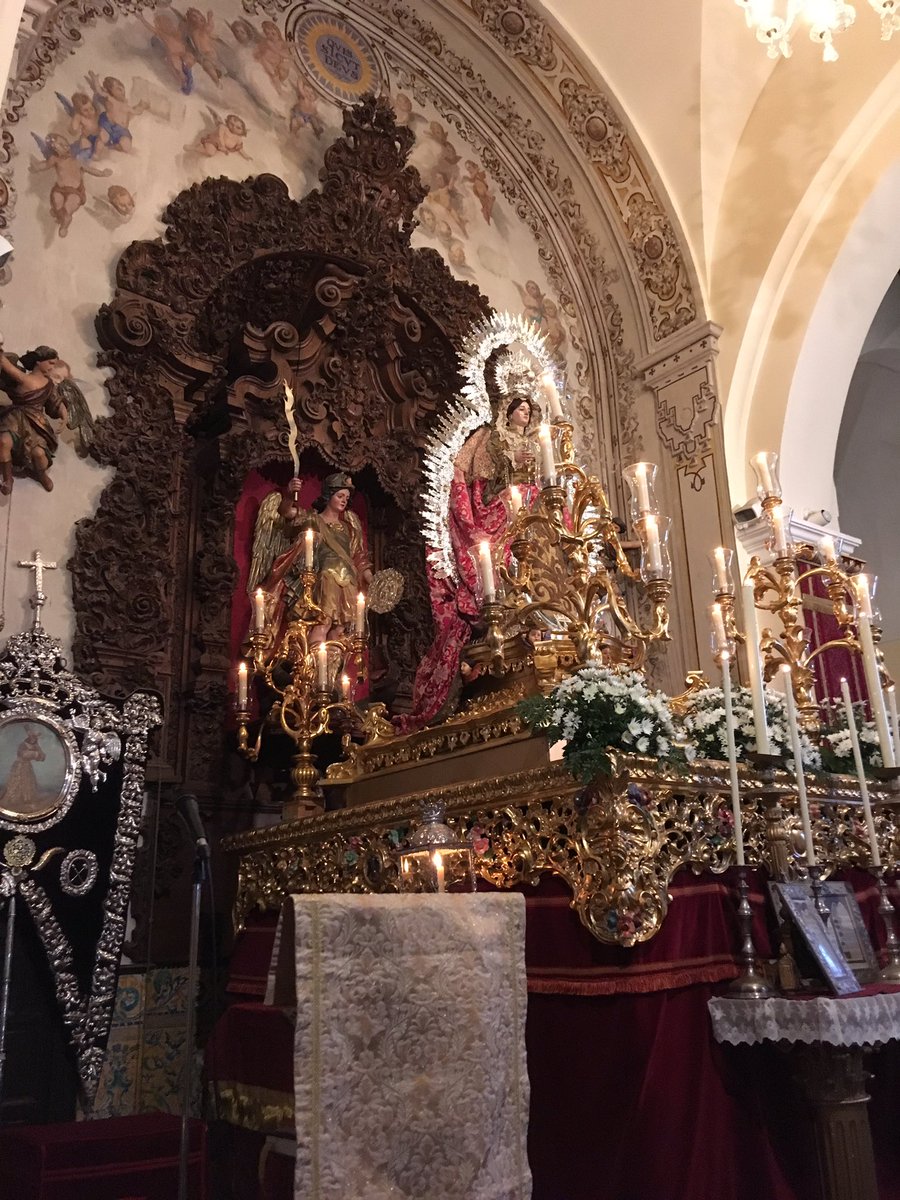 gjjesusmarchena's tweet photo. VIRGEN DE LOS REMEDIOS.

20,00h. Rezo del Santo Rosario y ejercicio de Triduo
20,30h. Solemne Misa Votiva y BENDICIÓN de nuevo Manto y Saya de salida. https://t.co/tE3O6UtpRq