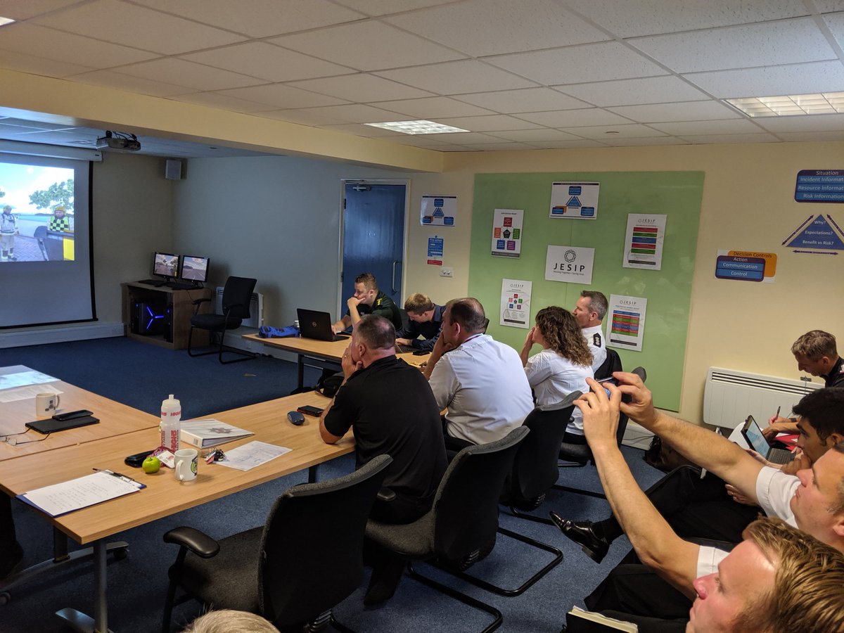 NFRSCTOA's tweet photo. A fantastic turnout this morning for our JESIP Exercise utilising @XVRsimulation 

Great to showcase our Command Development Centre along with Joint Working between multiple agencies.

Many thanks to our #heroesinheadsets for their help too.  Further pics to follow https://t.co/KZTxUEnh43