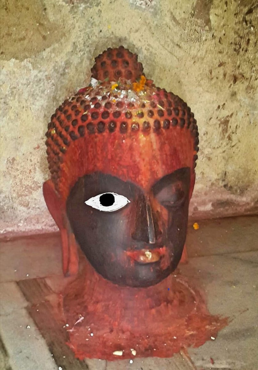 Look how Buddha's idols are converted into fake hindu deities in India., image size:838x1200