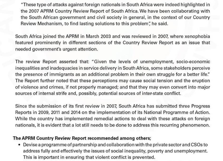 OmoGbajaBiamila's tweet image. PRESS RELEASE: @APRMOrg CEO, Prof. @EddyMaloka Condemns #XenophobicAttacks in South Africa.

#APRM